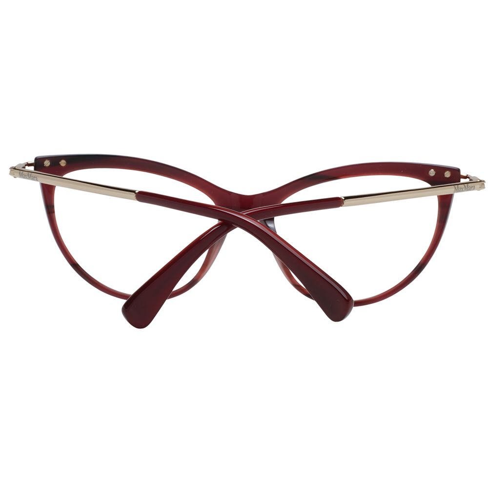 Burgundy Plastic Glasses (Frames)