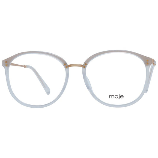 White Acetate & Stainless Steel Glasses (Frames)