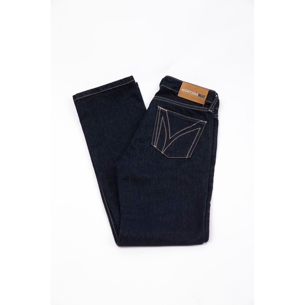 Blue Cotton Jeans Denim