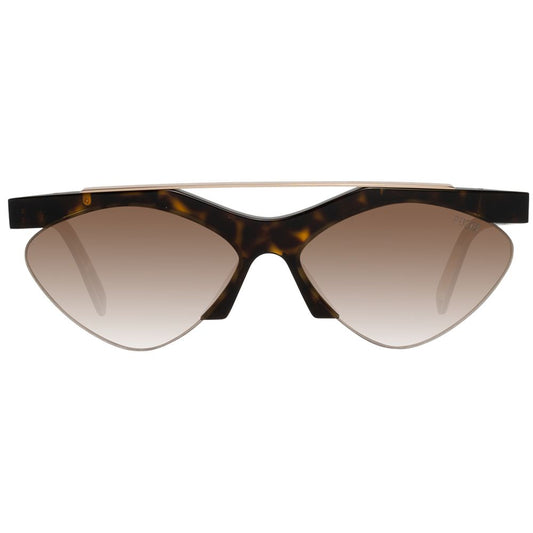 Brown Metal & Plastic Sunglasses