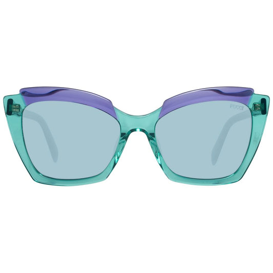 Green Plastic Sunglasses