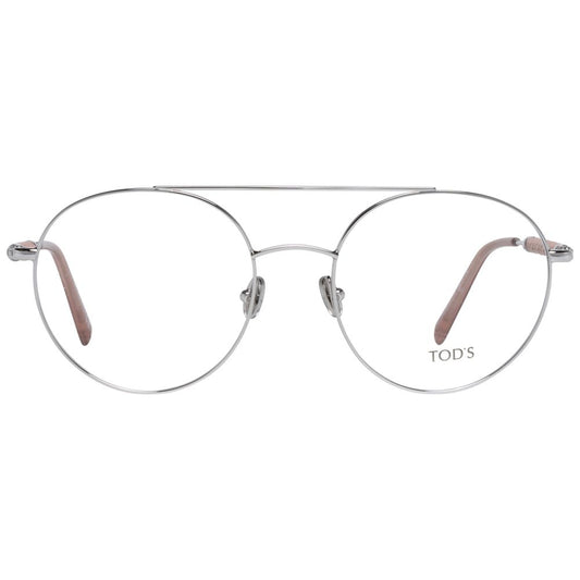 Silver Metal & Leather Glasses (Frames)