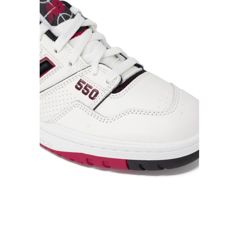 Red Leather Athletic Sneakers