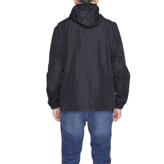 Black Polyester Shell Jacket
