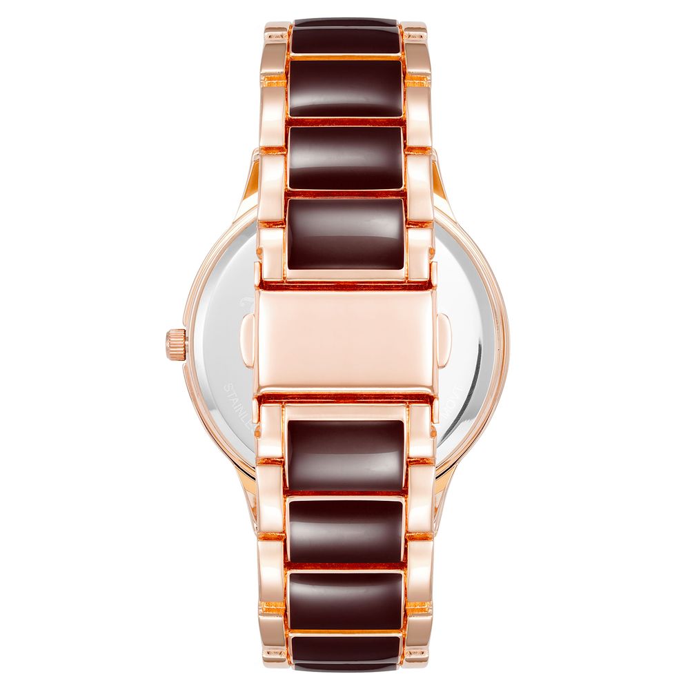 Multicolor Metal Dress Watch