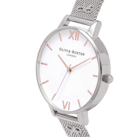 Silver Stainless Steel Dress Watch