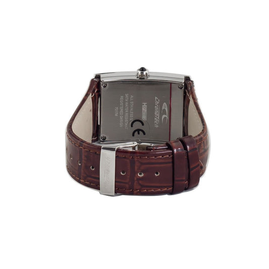 Brown Leather Dress Watch