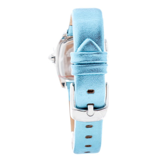 Blue Leather Dress Watch