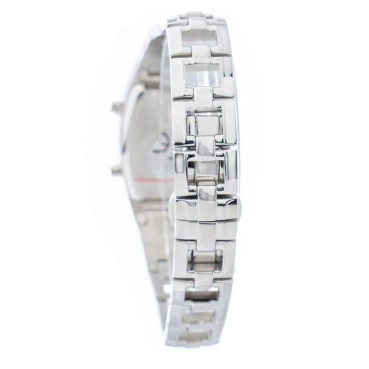 Silver Stainless Steel Digital Watch