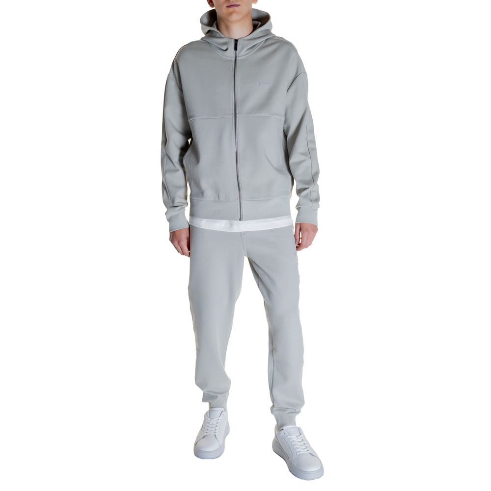 Gray Cotton Hoodie