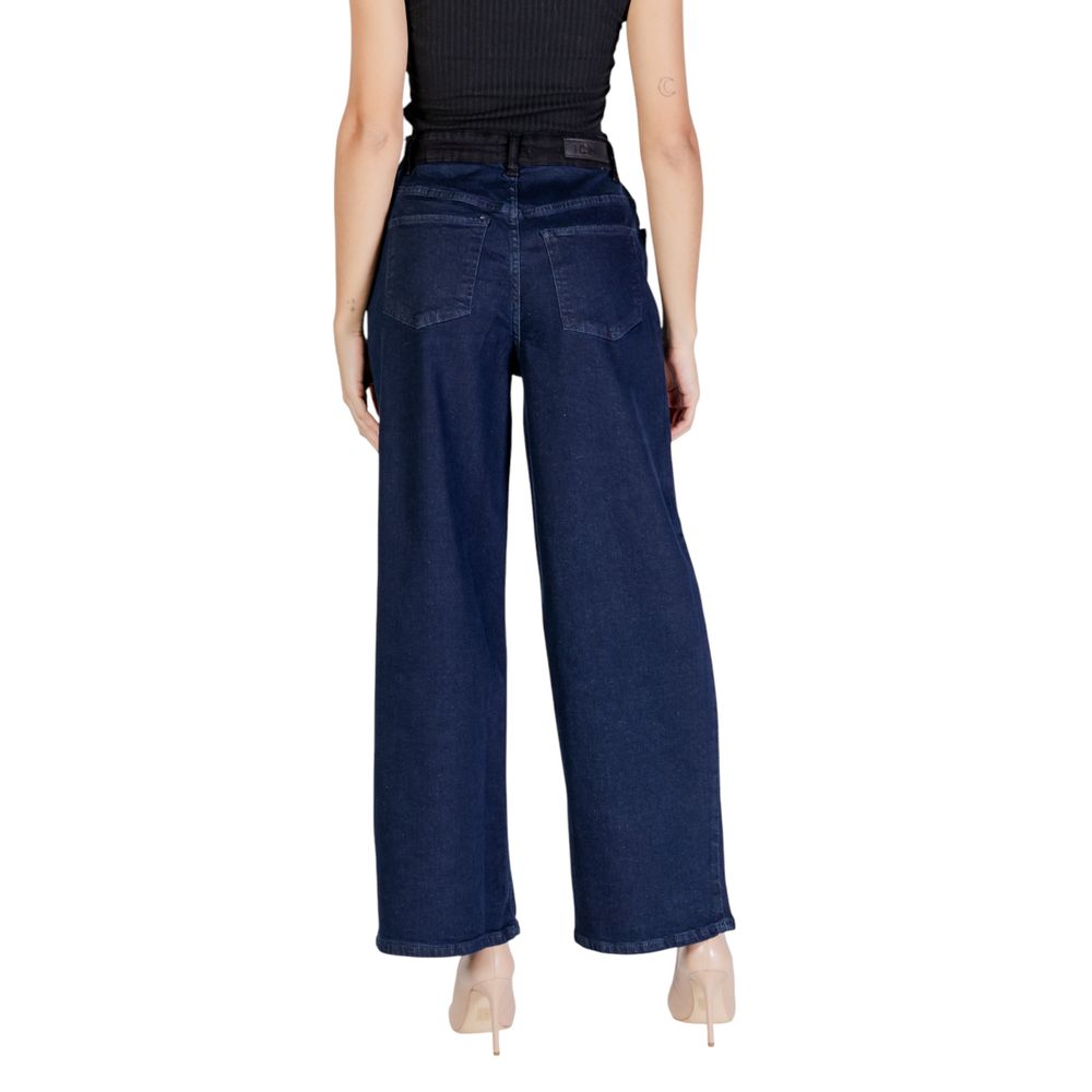 Blue Cotton Pant
