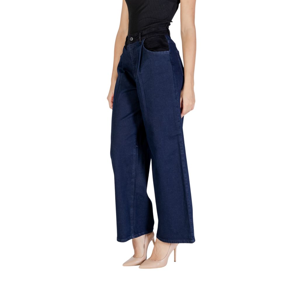 Blue Cotton Pant