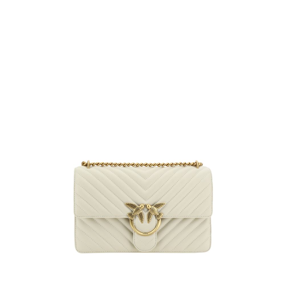 White Calf Leather Bos Taurus Shoulder Bag