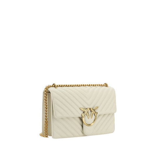 White Calf Leather Bos Taurus Shoulder Bag