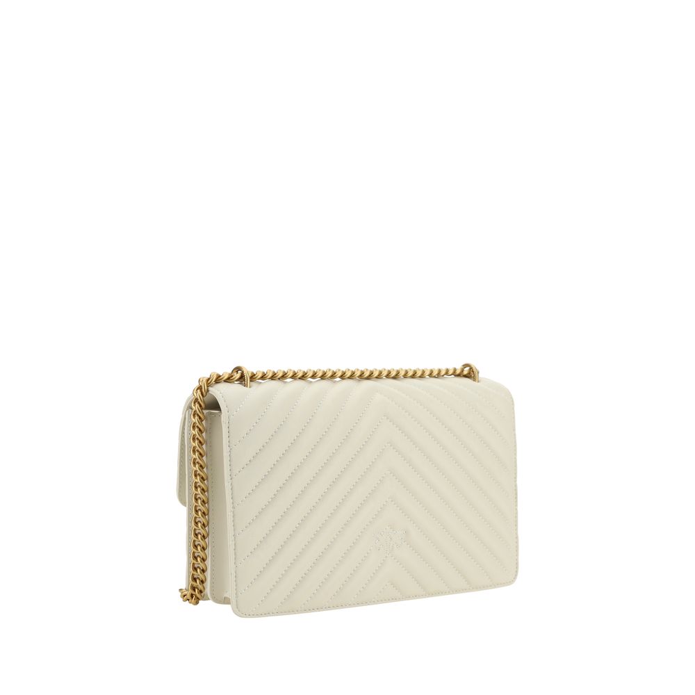 White Calf Leather Bos Taurus Shoulder Bag