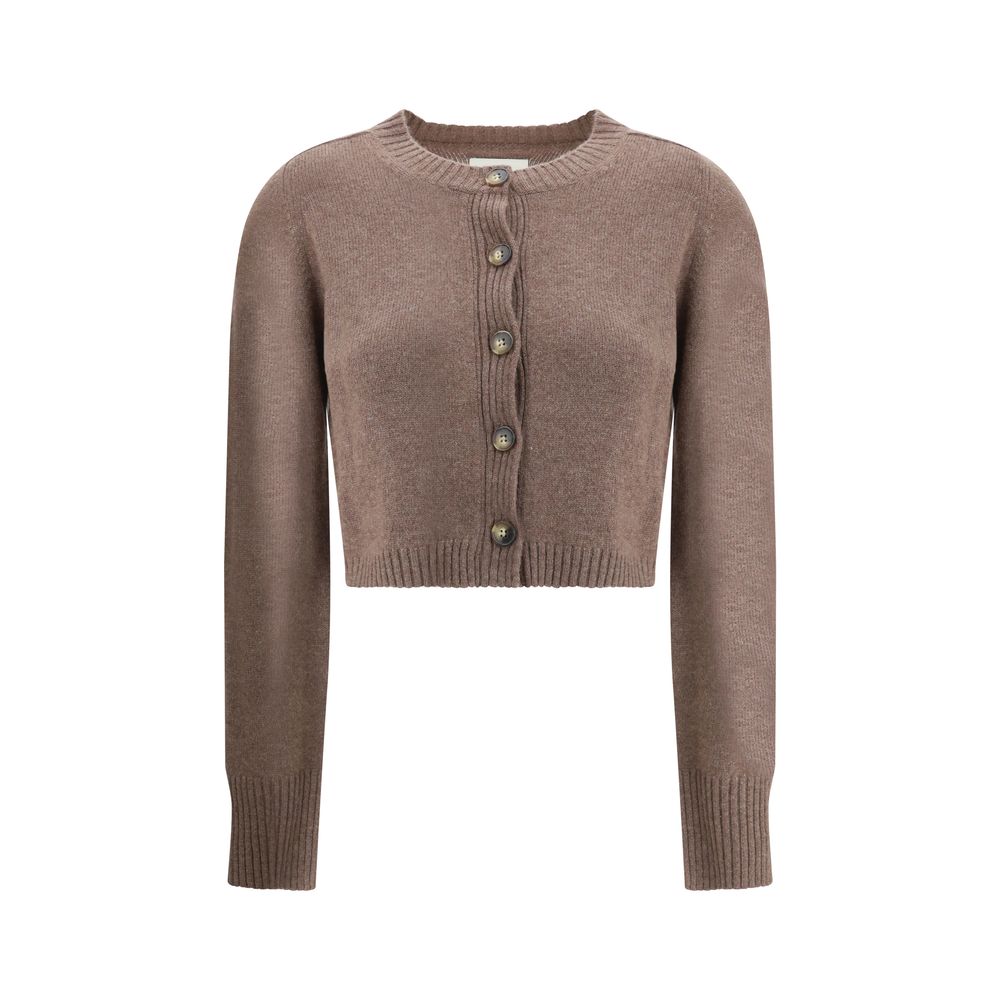 Brown Cashmere Cardigan