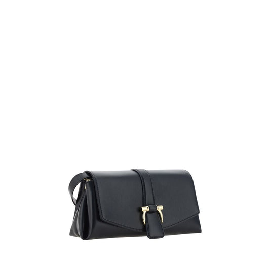Black Calf Leather Bos Taurus Shoulder Bag