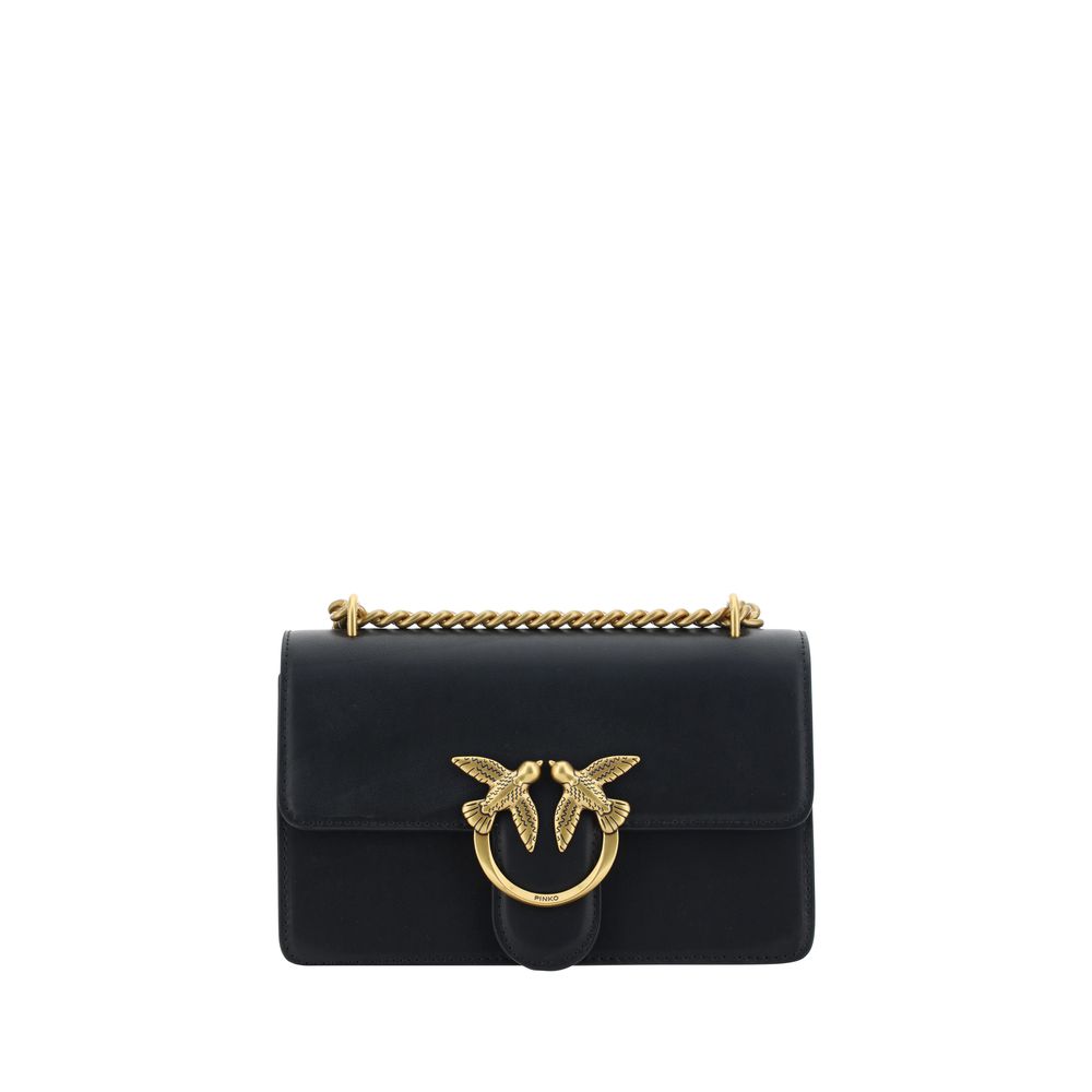 Black Calf Leather Bos Taurus Shoulder Bag