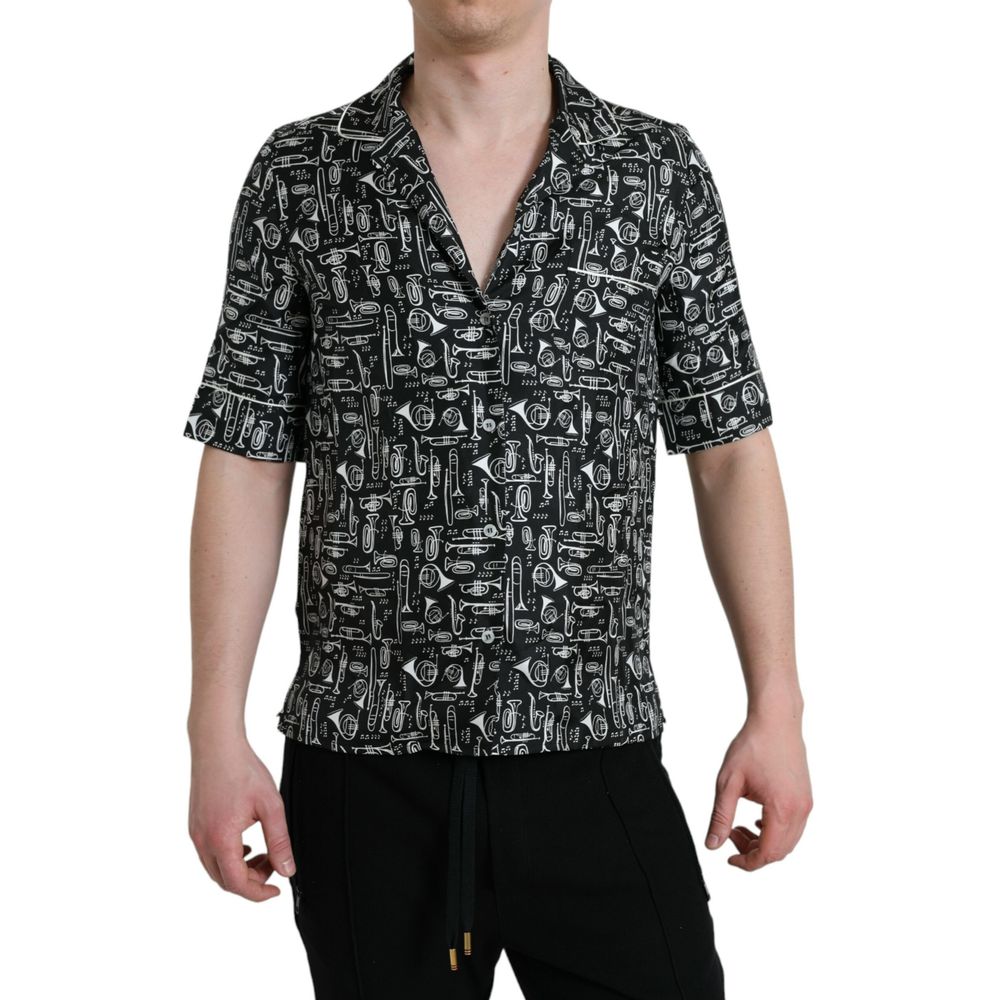 Black Silk Shirt