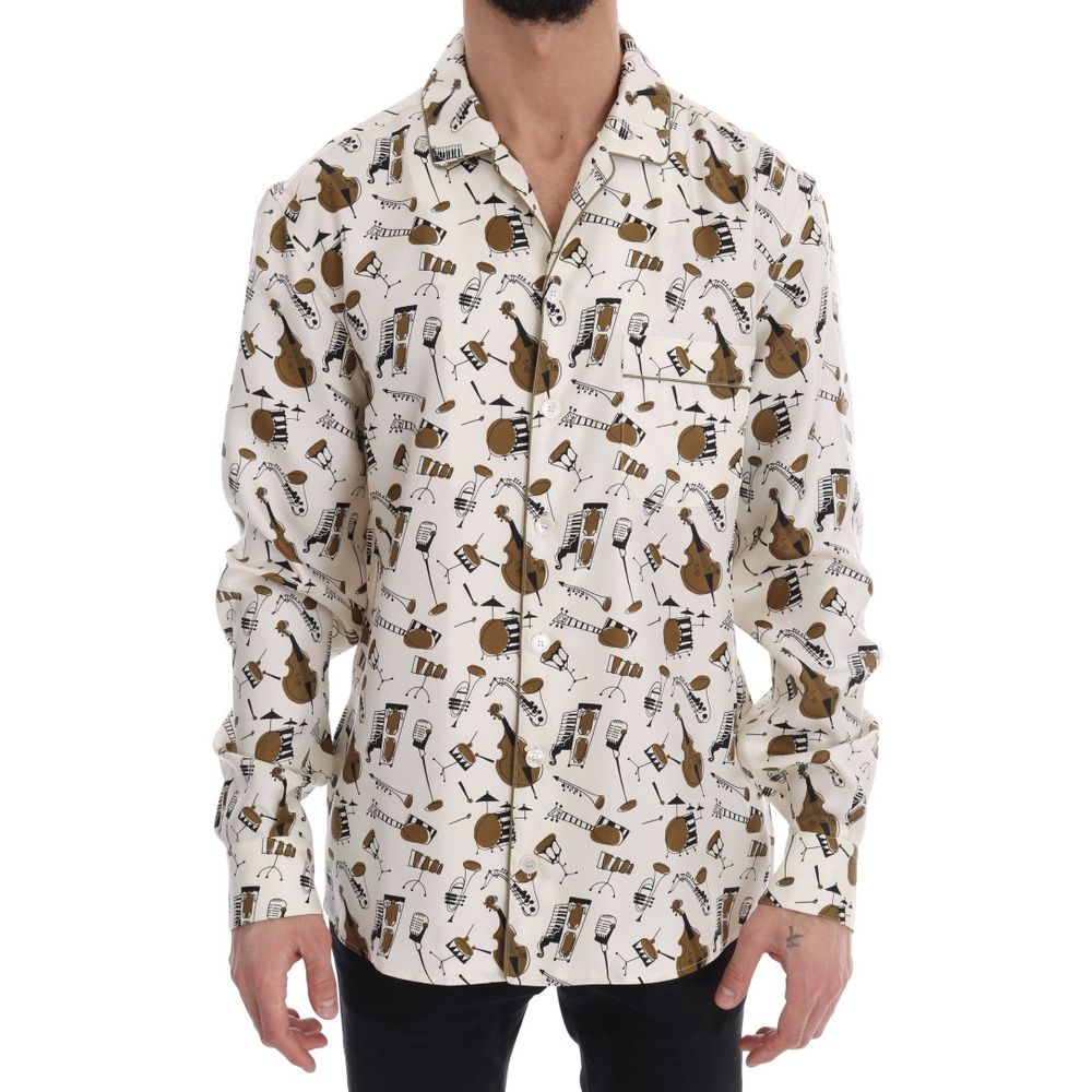 Multicolor Silk Pattern Shirt