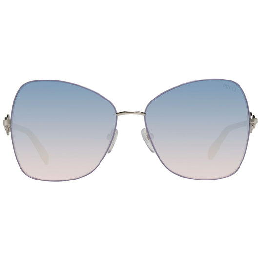 Gray Metal Sunglasses