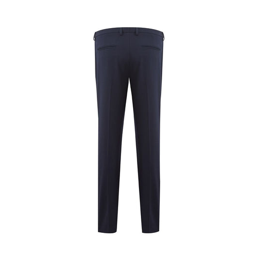 Blue Wool Dress Pants