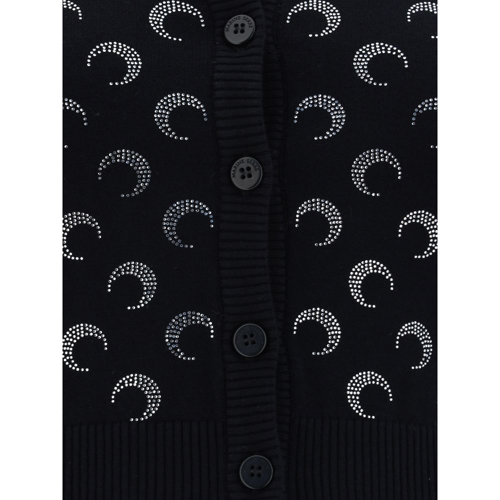 Black Viscose Cardigan