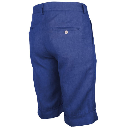 Blue Linen Short