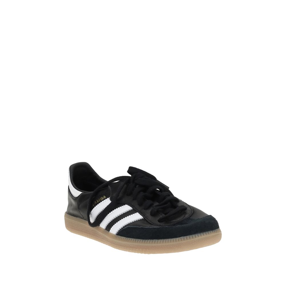 Black Calf Leather Bos Taurus Athletic Sneakers