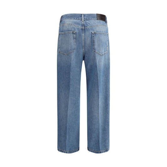 Blue Cotton Jeans Denim