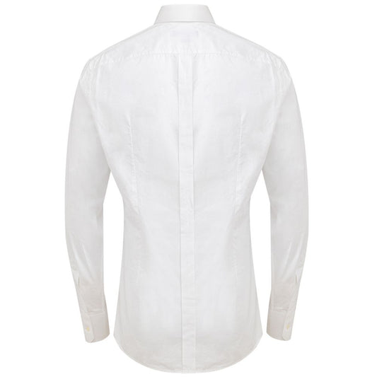 White Cotton Dress Shirt