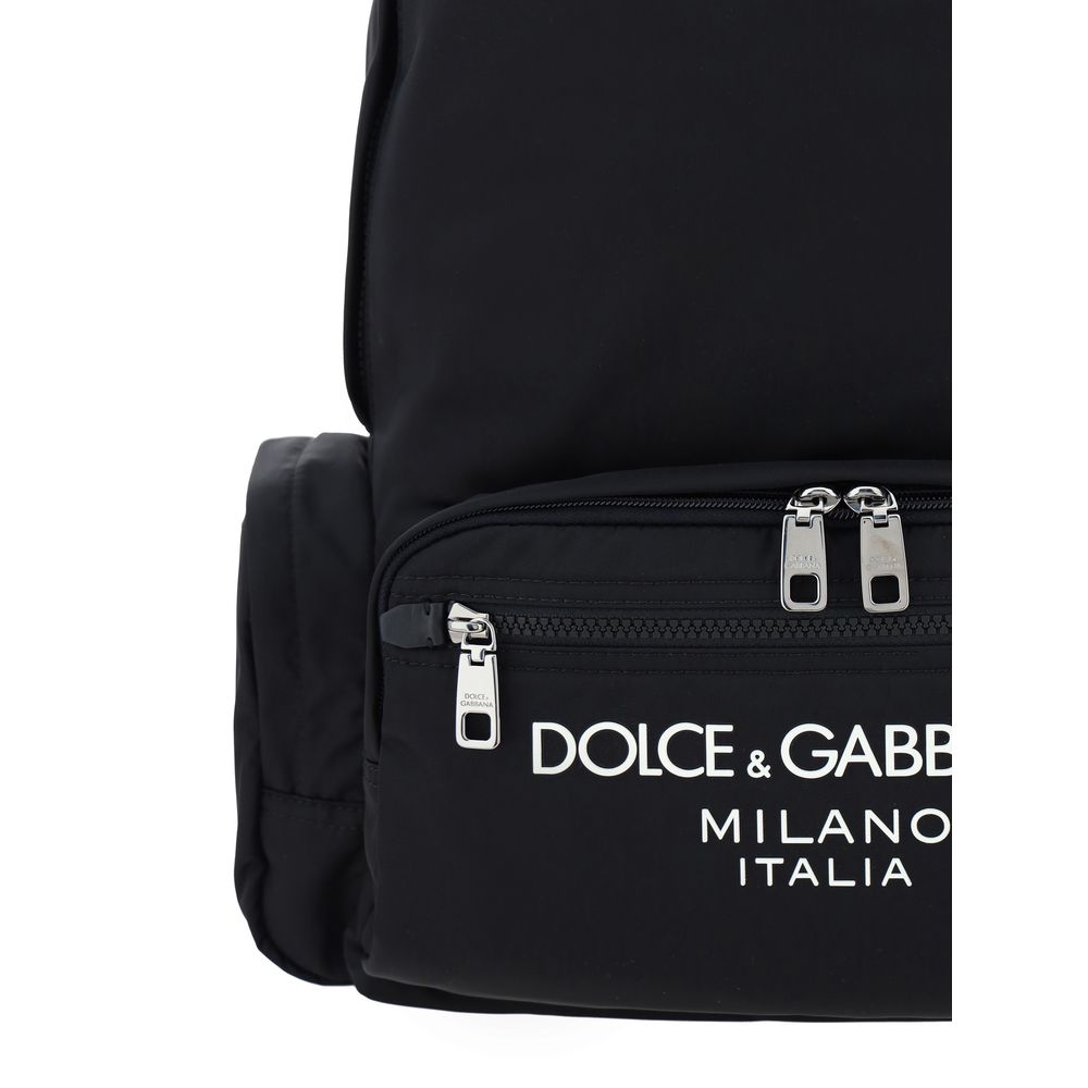 Black Nylon Backpack