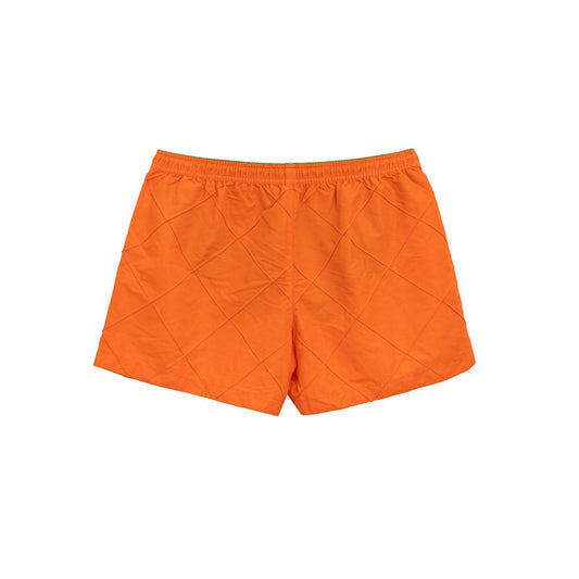 Orange Polyamide Swim Short