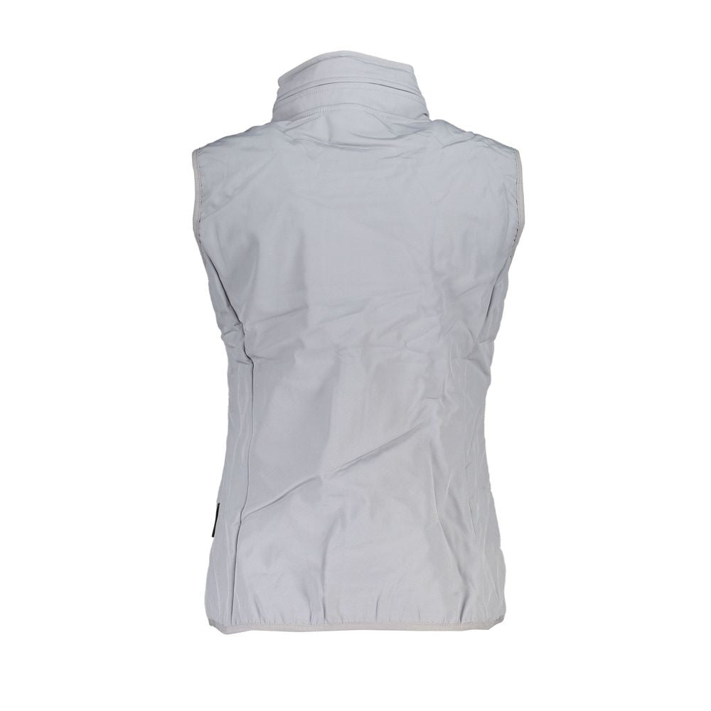 Gray Polyester Women Jacket