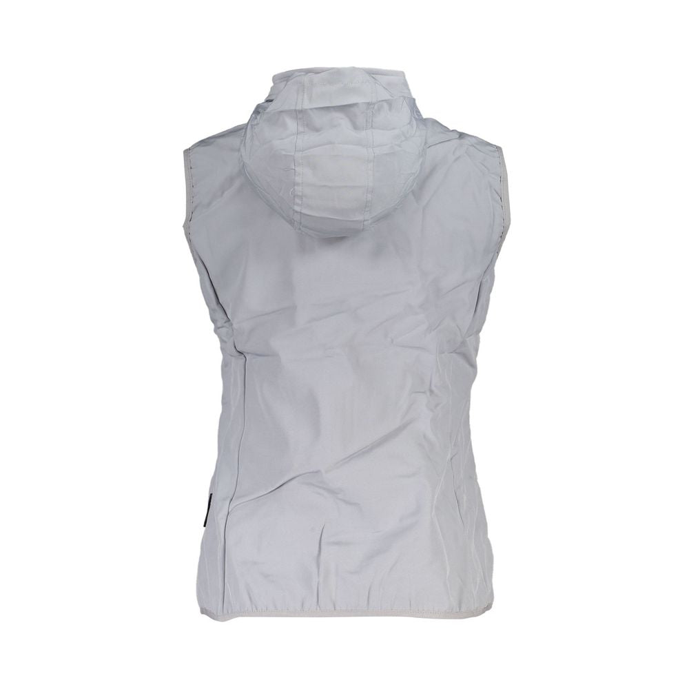Gray Polyester Women Jacket
