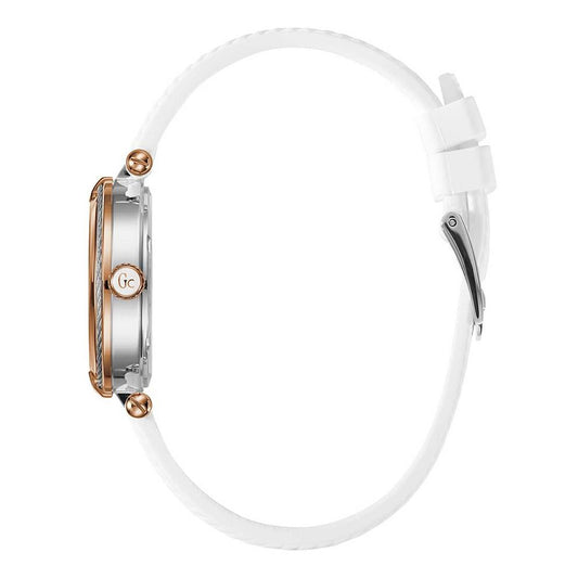 White Synthetic Dress Watch
