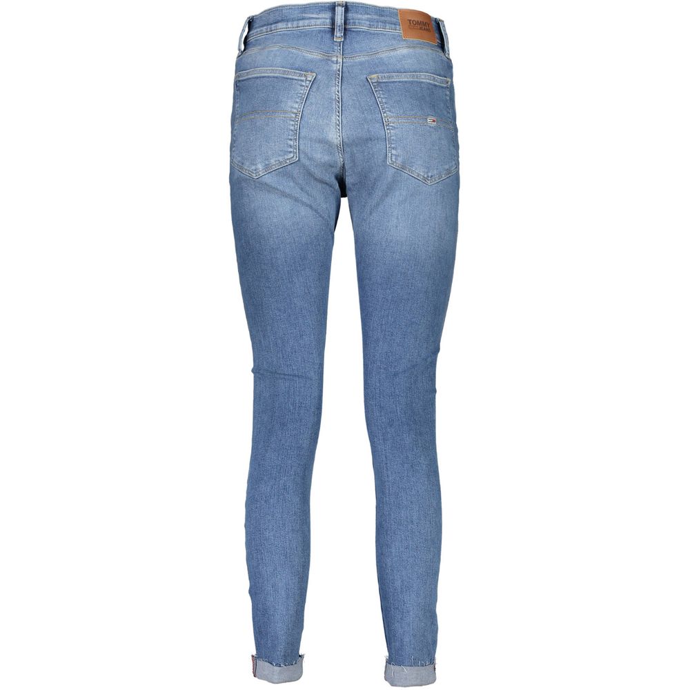 Blue Cotton Jeans Denim
