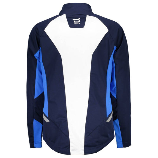 Blue Polyester Men's Sport Jacket