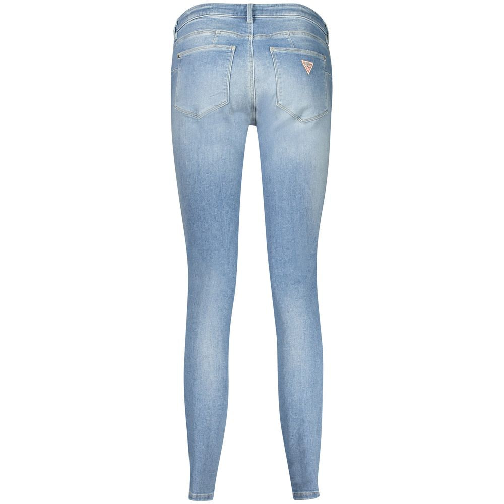 Blue Cotton Jeans Denim