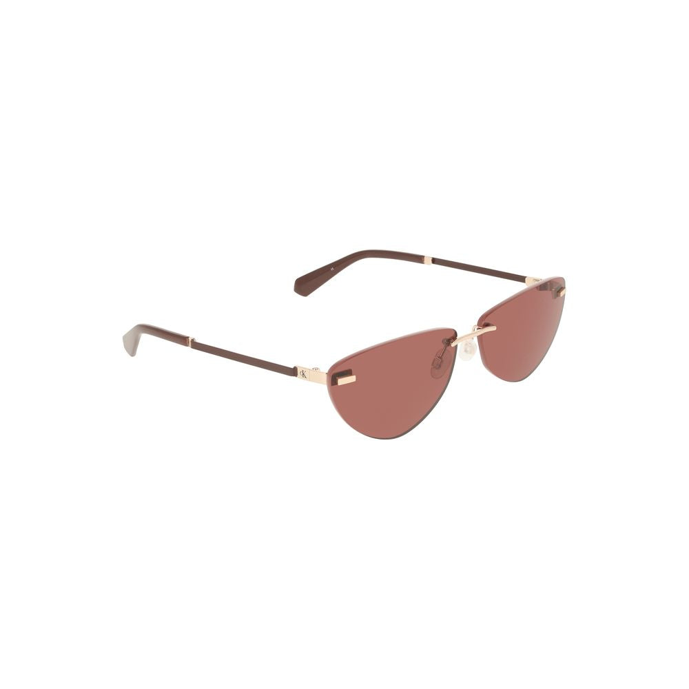 Pink Metal Women Sunglass