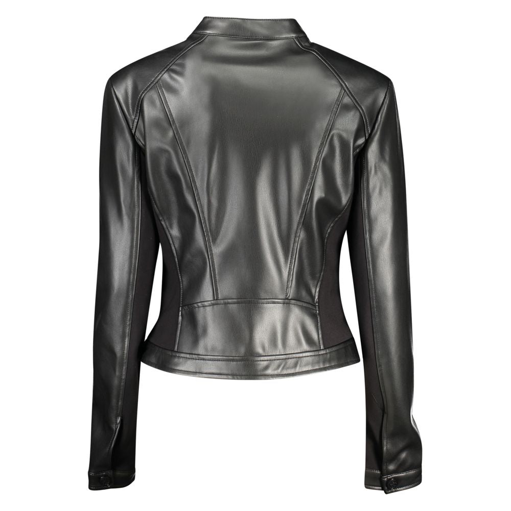 Black Polyurethane Women's Jacket
