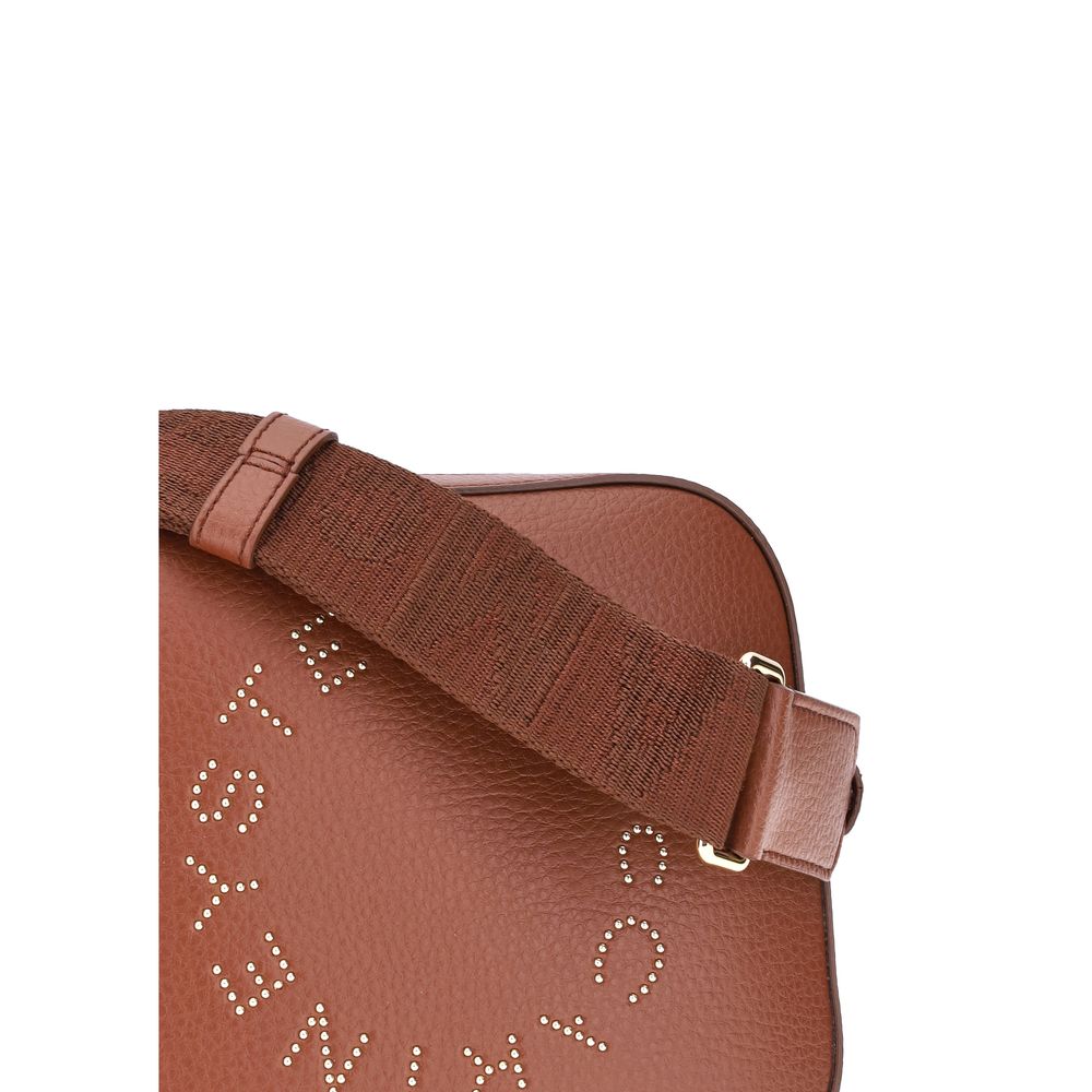 Brown Other Fibres Shoulder Bag