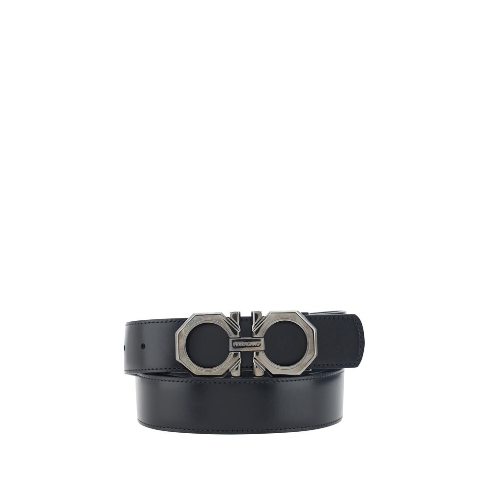 Black Calf Leather Bos Taurus Regular Belt