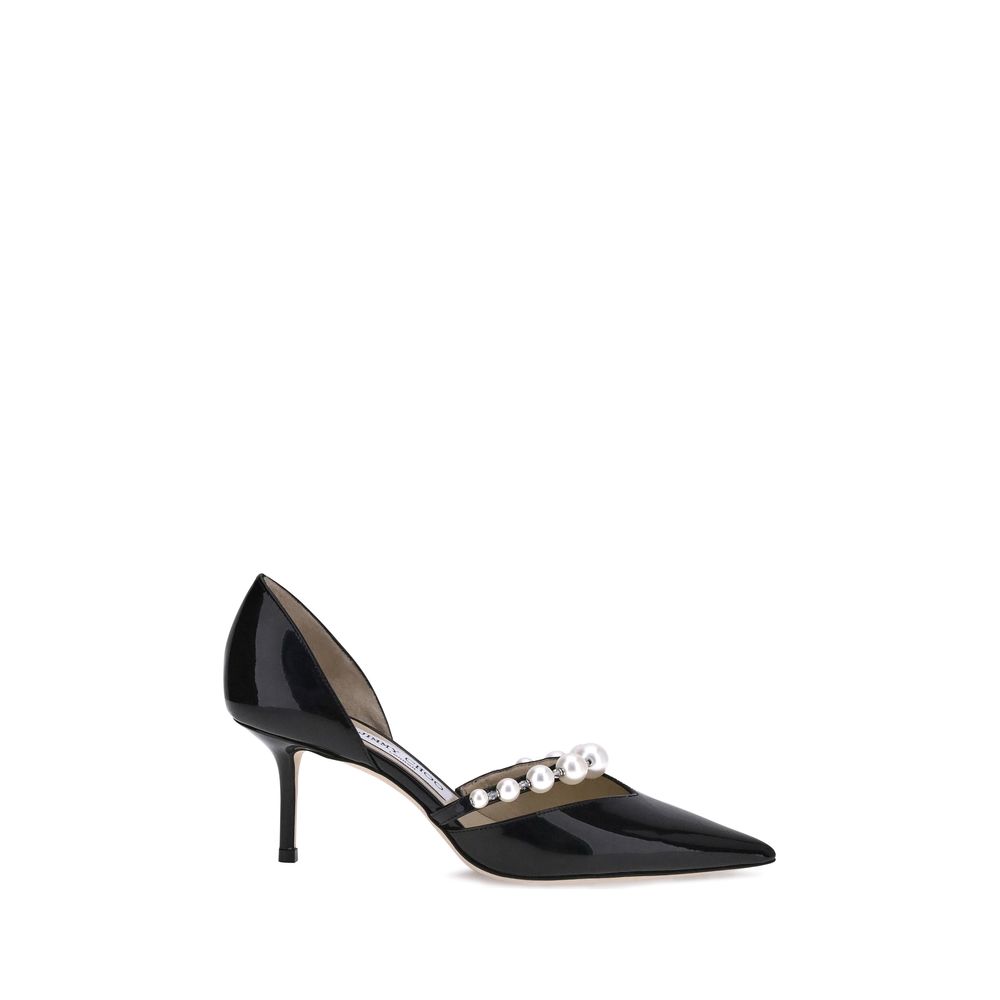 Black Calf Leather Bos Taurus High Heel Pumps