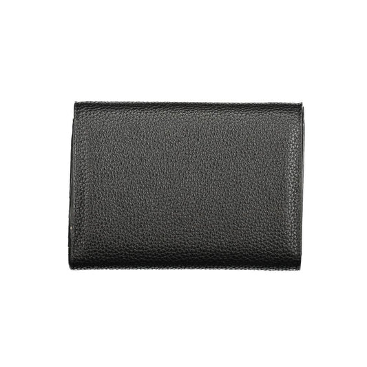 Nero Poliuretano Women Wallet