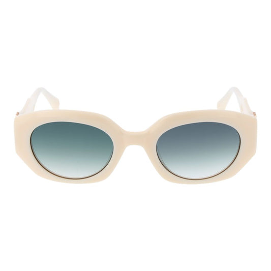 White Acetate Sunglasses