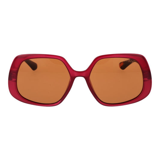 Burgundy Plastic Sunglasses