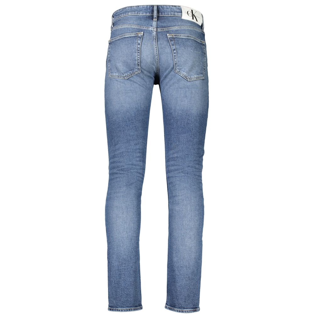 Blue Cotton Men Jeans