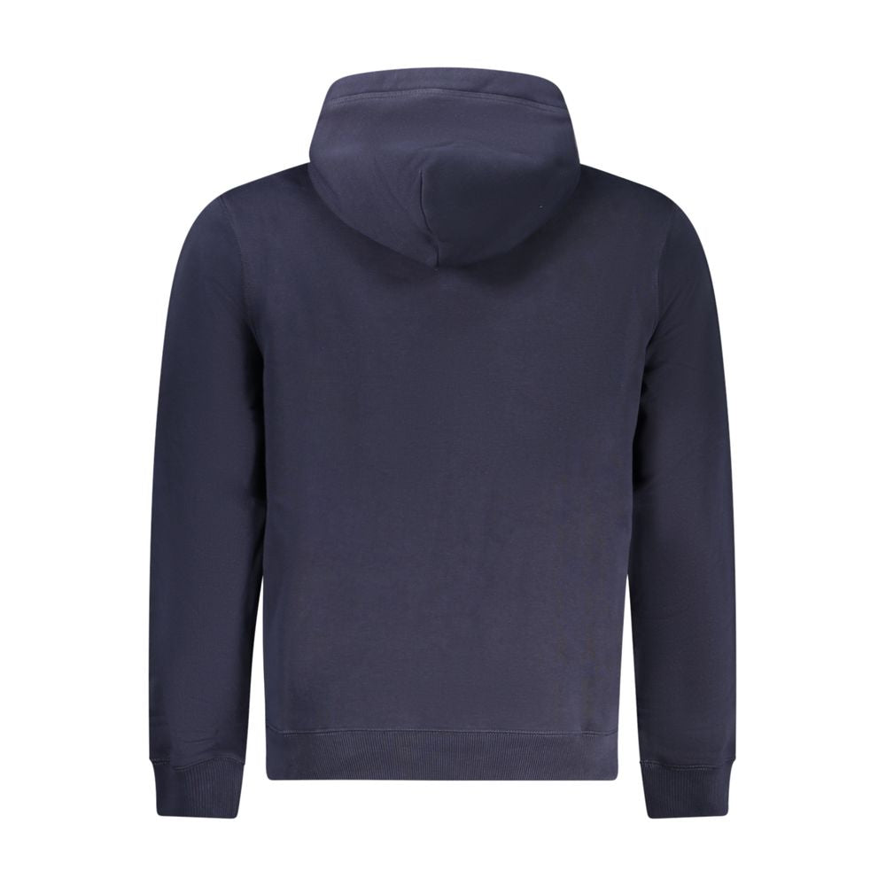 Blue Cotton Men Sweater