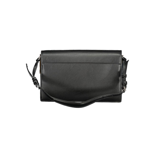 Black Polyester Handbag